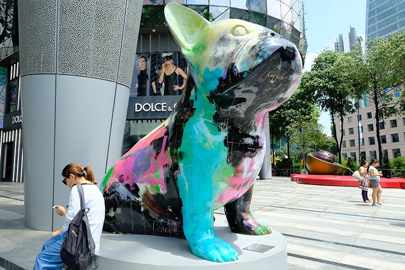 シンガポールの“渋谷ハチ公”前