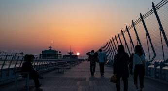 夕陽を追いかけて