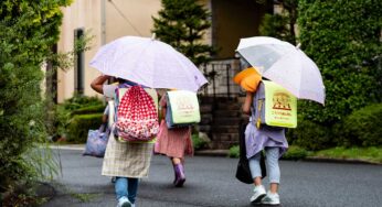 雨の帰り道
